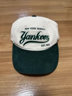 【MLB】ニューヨーク・ヤンキース コーデュロイ キャップのサムネイル