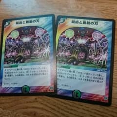 呪術と脈動の刃 2枚  デュエマのサムネイル