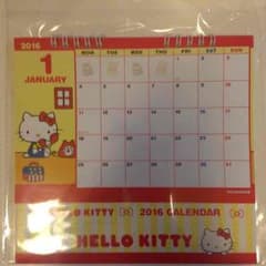 2016キティーちゃん卓上カレンダー♡のサムネイル