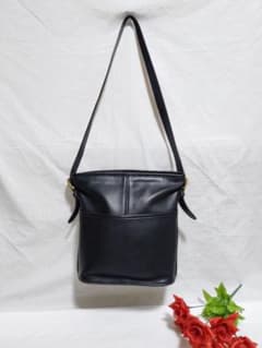 超美品 オールドコーチ COACH ショルダーバッグ レザー 黒 4153 - メルカリ