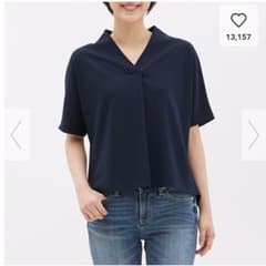 【美品】GUフロントタックプルオーバーのサムネイル
