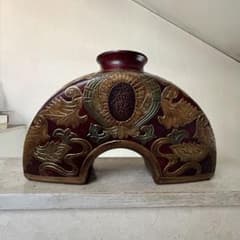 希少【花瓶／壺】 骨董品 古美術 置物 アンティーク アジアン - メルカリ