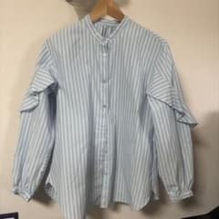 GU ラッフルスリーブブラウス　Sのサムネイル