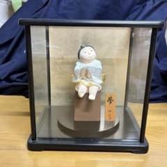 希少 博多人形 伝統工芸士 小副川祐二 「夢」 童人形 日本人形 伝統品