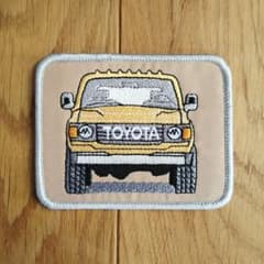 刺繍ワッペン ランドクルーザー FJクルーザー アイロン接着 ランクル 3883 - 4