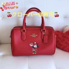 COACH //ミニーマウス //ハンドバッグ //レッド COACH //ミニーマウス //ハンドバッグ //レッド - メルカリ