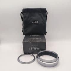 美品FUJIFILM FinePix X100用 レンズフード LH-X100のサムネイル