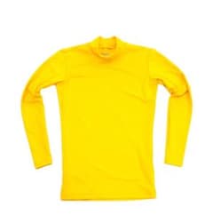【春の陽だまり様専用】インナー ハイネックシャツ 黄色 アンダーシャツ 長袖のサムネイル
