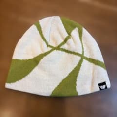 HUF ニット帽 ビーニー グリーン ホワイトのサムネイル