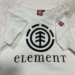 Element Tシャツ ホワイト ロゴプリント Mサイズのサムネイル