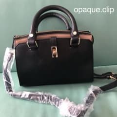 オペークドットクリップのハンドバッグ ショルダーバッグのサムネイル