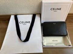 セリーヌ（CELINE）財布 ラウンドファスナー  フィービー バイカラー黒×黄のサムネイル