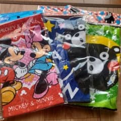 Disney Kumamon Pocket Mini Towel Set of 3