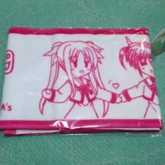リリカルなのは　ともだちになれたんだマフラータオル　ピンクのサムネイル