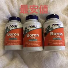 【新品未開封】短期セール！ボロン 3mg 250粒 ×3本セット ホウ素 サプリのサムネイル