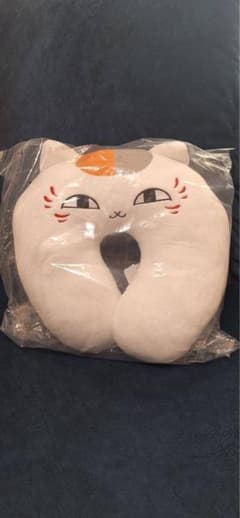 나츠메 친구장 이치 반 쿠지 ~ 냥코 선생님과 봄 여행 ~ B 상 냥코 선생님 넥 베개