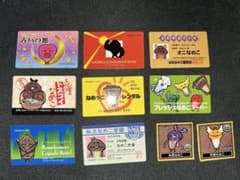 おさわり探偵 なめこ栽培キット パロディカード 8枚、シール2枚のサムネイル