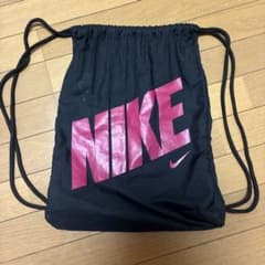 NIKE ナップサック ブラック ピンク y2kのサムネイル