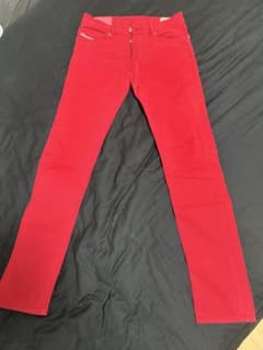 DIESEL 0111D TEPPHAR SLIM CARROT W27 レッド - メルカリ