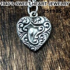 スウィートハートジュエリーSWIRL 渦巻き シルバー ヴィンテージ