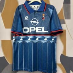 ACミラン 95/96 アウェイ ブルー ヴィンテージ 半袖ユニフォーム