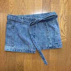 RIVE DROITE デニムミニスカート ベルト付きのサムネイル