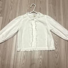 tete a tete 長袖ブラウス ホワイト 100cmのサムネイル