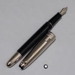 モンブラン 万年筆 145 ジオメトリー シャンパンゴールド 132505