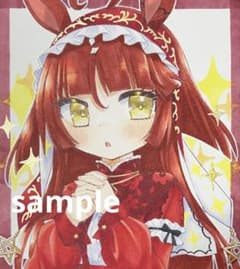 手描きイラスト ウマ娘 レッドディザイア 小色紙 - メルカリ