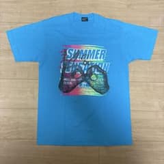 VOO 水色 グラフィック Tシャツ Mサイズのサムネイル
