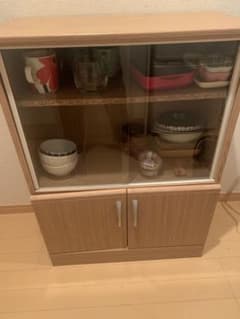 9/10まで　引き取り希望 食器棚のサムネイル