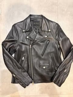 Urban Research ダブルライダースジャケット ブラックのサムネイル