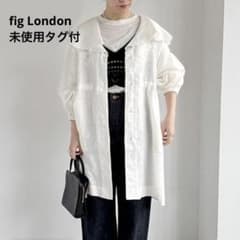 未使用タグ付 fig Ｌondon リネン刺繍襟アウター pansy 2.8万 未使用タグ付 fig London リネン刺繍襟アウター pansy 2.8万 - メルカリ