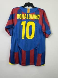 FCバルセロナ RONALDINHO 10 ジャージ - メルカリ