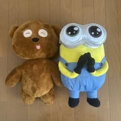 미니언즈 밥 & 팀 봉제인형 2점