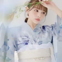 JEWELS sugar nine アイスブルー牡丹浴衣 - メルカリ