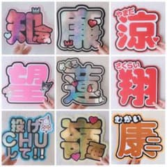 うちわ文字 オーダーのサムネイル