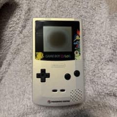 ジャンク品 ポケモン ゲームボーイカラー金銀記念ver