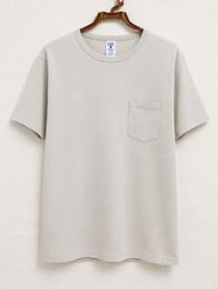 Velva Sheen ポケットTシャツ グレー Lサイズのサムネイル