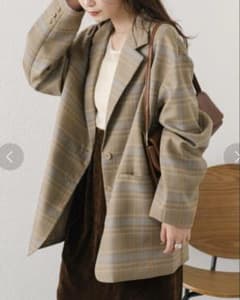 Kastane ジャガードチェックジャケットのサムネイル