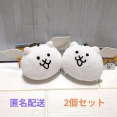 にゃんこ大戦争 タオル風生地マスコット　ネコノトリ　2個セット