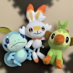 ポケモン ヒバニー サルノリ メッソン ぬいぐるみ - メルカリ