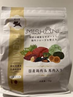 MISHONE ミシュワン ドッグフード 1kg 成犬用 国産 - メルカリ