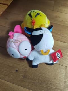 キャラクターぬいぐるみ 3点セット