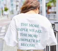 バックプリントロゴビッグシルエットTシャツのサムネイル