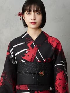 ふりふ 浴衣単品 彼岸花 曼珠沙華 ふりふ 浴衣単品 彼岸花 曼珠沙華 - メルカリ