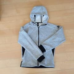 adidas フード付きジャケット M グレーのサムネイル