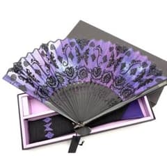【極美品】アナスイ　ANNA SUI 扇子 箱付き 極美品】アナスイ ANNA SUI 扇子 箱付き - メルカリ