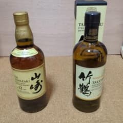 山崎12年 竹鶴ピュアモルト 2本セット - メルカリ