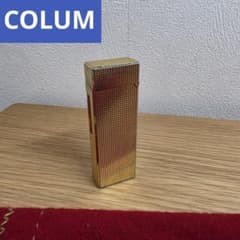 希少 COLUM コルム ガスライター ビンテージ 火花確認済 ゴールド調 希少 COLUM コルム ガスライター ビンテージ 火花確認済 ゴールド調